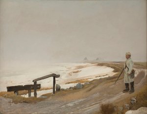 Dia nublado de inverno. Karrebæksminde de Laurits Andersen Ring