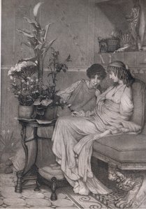 Em confidência, Bibbys Annual de Lawrence (after) Alma Tadema