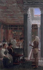 Um malabarista de Lawrence Alma-Tadema