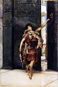 Dança antes do tomilho (aguarela sobre papel) (ver também 349101) de Lawrence Alma Tadema