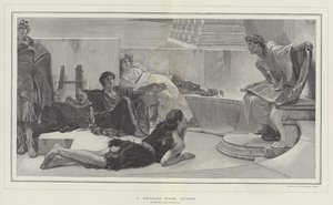 Eine Lesung aus Homer von Lawrence Alma Tadema