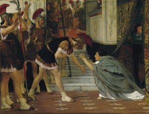 Proclamando o Imperador Cláudio, 1867 de Lawrence Alma Tadema