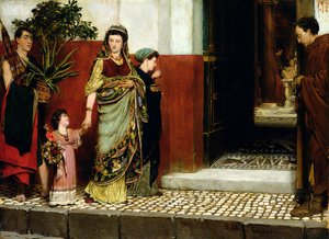 Regresso do Mercado de Lawrence Alma Tadema