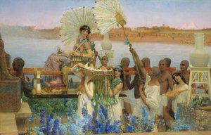 O Achado de Moisés de Lawrence Alma Tadema