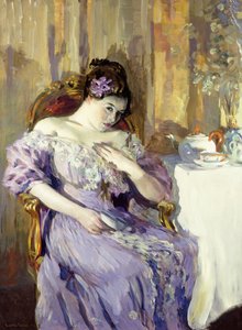 Senhora em lavanda de Lawton Parker