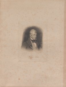 Retrato do romancista histórico e poeta Sir Walter Scott 1771-1832, c. 1840. de Lazarus Gottlieb Sichling