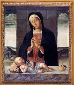 Virgem adorando a Jesus (Pintura, c. 1500)