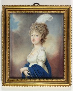 Marie-Therese-Charlotte, Duquesa de Angouleme (esmalte) de Le Chevalier De Beaumont