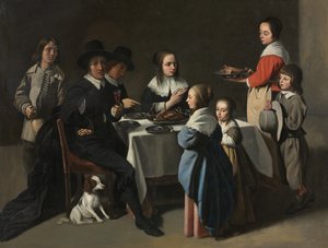 Refeição em Família, c.1645-55