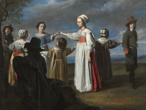 Círculo de Le Nain - Crianças a dançar, c. 1650