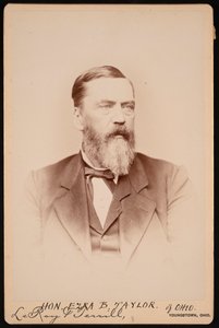 Retrato de Ezra Booth Taylor 1823-1912, Antes de 1896. de Le Roy and Terrill