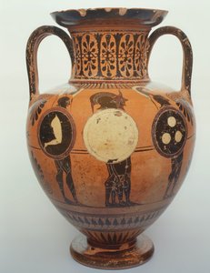 Ânfora de figura negra, 515-490 aC (cerâmica)