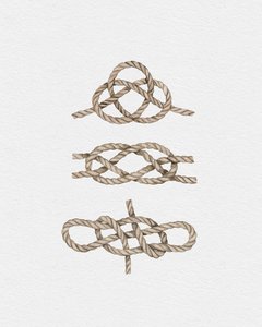 Sailor Knots, c.2019 (técnica mista) de Leah Straatsma