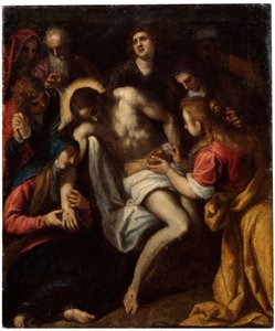 A Lamentação sobre Cristo, final do século XVI ou início do século XVII