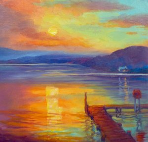 Jetty, Isle of Bute, 2019 de Lee Campbell