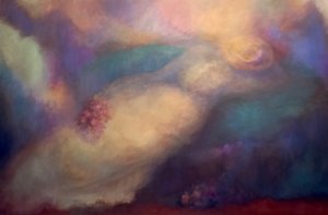 Sombras de lavanda, 2025 (óleo sobre tela) de Lee Campbell