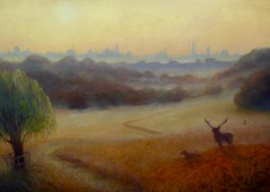 Richmond Park Autumn Morning, 2020 de Lee Campbell