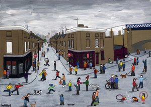 Rua Roupell, 2015, (Acrílico e Tinta sobre Tela)