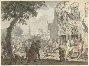 feira da vila de Leendert Overbeek