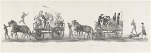 Cinco faculdades e uma promoção pública, 1835 Representação simbólica das cinco Faculdades / Promoção Pública (título no objeto) As performances individuais que a ascensão realizada por H.H. Alunos da Leidsche Hoogeschool no dia 9 de fevereiro: 1 de Leendert Springer (I)