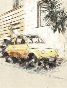 Fiat Amarelo Clássico