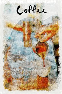 Aquarela de café
