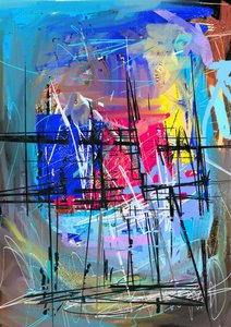 Linhas abstratas vibrantes