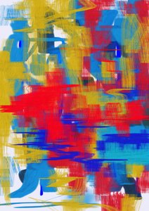 Traços abstratos vibrantes