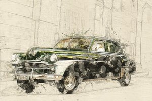 Desenhos de carros antigos