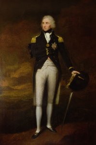 Retrato do Almirante Visconde Nelson (1758-1805) (óleo sobre tela) de Lemuel Francis Abbott