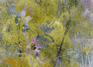 Folhagem verde abstrata