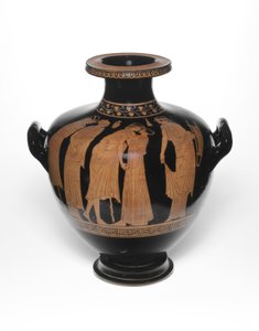 Hydria, ou jarra de água, 460-450 aC de Leningrad Painter