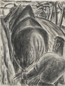 De morgen (título sobre o objecto) de Leo Gestel (signed by artist)