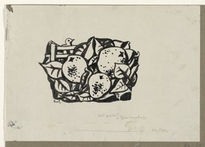 Três pêras de Leo Gestel (signed by artist)