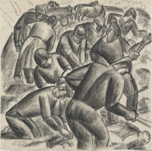 Colhedoras de batatas em acção nos campos de Leo Gestel