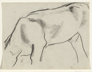 vaca pastando de Leo Gestel