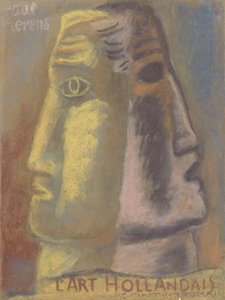 Design da capa para Paul Fierens, Lart Hollandais Contemporain 1933 de Leo Gestel