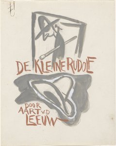 Design para uma encadernação para: Aart van der Leeuw, The Little Rudolf, 1930 de Leo Gestel