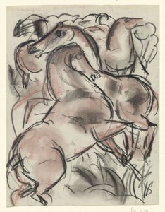 Cavalos na natureza de Leo Gestel