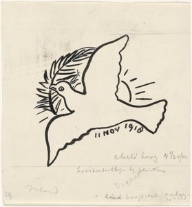 pomba da paz de Leo Gestel