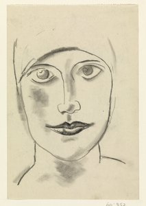 Cabeça da mulher de Leo Gestel