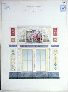 Design mural para o Hermitage, St. Petersburg, c.1840
