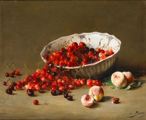 Uma tigela de cerejas, c.1900