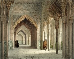 Sala do Tribunal da Alhambra, Granada, 1853