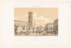 Vista do Local Bisson em Lorient
Lorient. Vue de la place Bisson (título sobre o objecto)
França Contemporânea (título da série)
La France de nos jours (título da série sobre o objecto) de Leon Auguste Asselineau