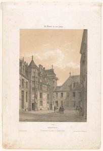 Vista do pátio do Palais Jacques-Coeur em Bourges
Bourges. Vue intérieure de la maison de Jacques Coeur (título sobre o objecto)
França Contemporânea (título da série)
La France de nos jours (título da série sobre o objecto) de Leon Auguste Asselineau