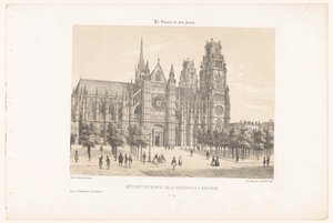 Zicht op de kathedraal van Orléans (noordzijde)
Lado norte da catedral em Orleães (título sobre o objecto)
Hedendaags Frankrijk (título da série)
La France de nos jours (título da série sobre o objecto) de Leon Auguste Asselineau