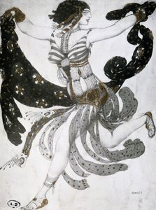 Cleópatra, figurino de balé, 1909 de Leon Bakst