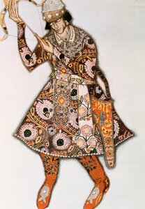 Figurino para um balé de Igor Stravinsky, 1913 de Leon Bakst