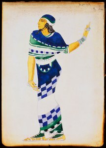 Figurino para músico de Leon Bakst